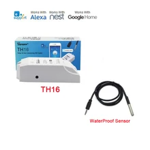 Sonoff TH 16A мониторинг влажности WiFi умный переключатель контроллер с водонепроницаемым температурным зондом переключатель работает с Alexa google