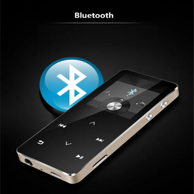 GERUIDA MP4 плеер Bluetooth радио HIFI MP4 8 ГБ Сенсорный экран Многоязычная царапинам Спорт MP4 видео плеер с повязкой