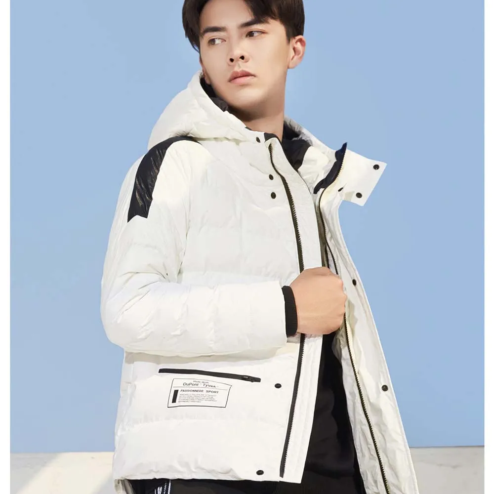Xiaomi Youpin Uleemark Для Мужчин's DuPont Бумага стеганая куртка, предотвращающая контакт с экраном 4 Класс водоотталкивающая влагостойкий хлопковое пальто