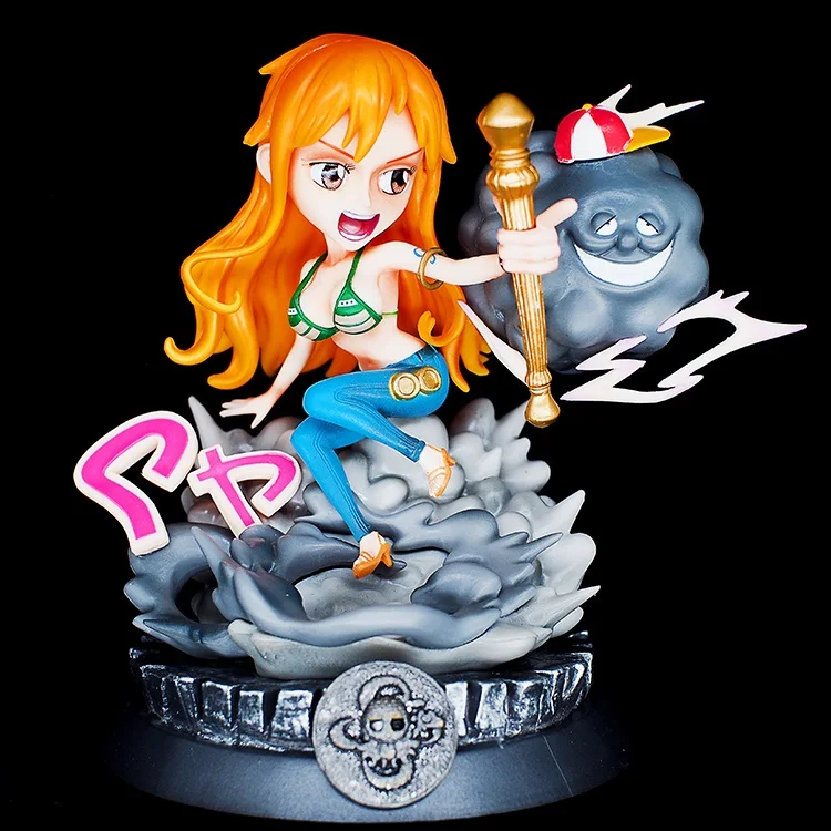 

Animation Garage Kid ONE PIECE Collection Toys: Action Figure PVC Dolls GK Statue Nami and Zeus Model Decoration Excellent Gifts