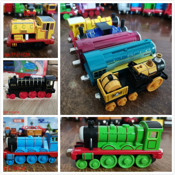 Литой металлический поезд магнитные игрушечные поезда Танк двигатель Trackmaster игрушка для детей маленький автомобиль Рождественский подарок