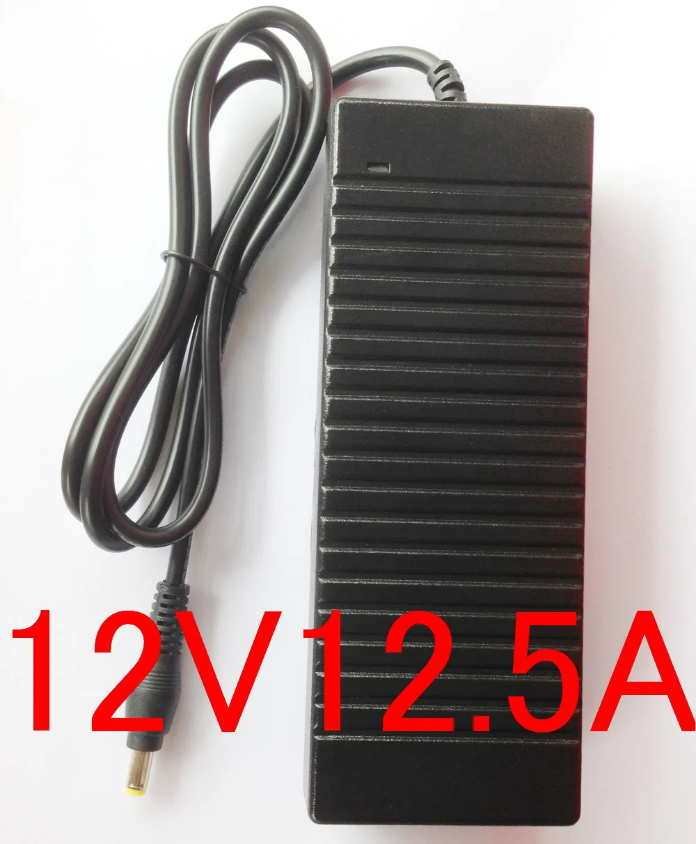 

10PCS High quality AC Converter Adapter DC 12V 12.5A LED Power Supply Charger for 5050/3528 SMD LED Light or LCD Monitor CCTV
