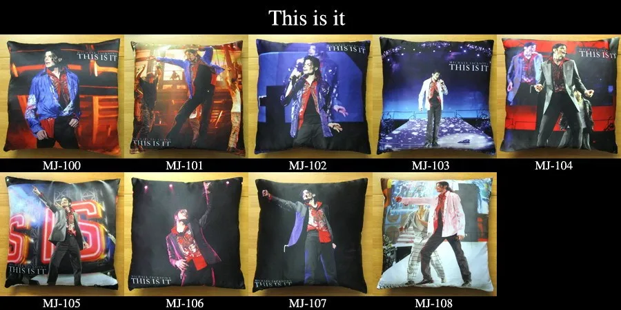 Michael Jackson Pillow Cushion pillow 1pcs 40 *40cm
