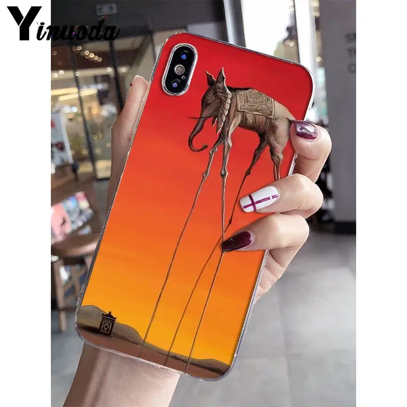Yinuoda Salvador Dali художественная живопись Новинка чехол для телефона Fundas чехол для iPhone 8 7 6 6S Plus 5 5S SE XR X XS MAX Coque Shell