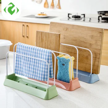 

Kitchen Storage Color Cutting Board Drain Rack Pan storage rack Rag draining shelf Modern Style Home Storage Organization Tools