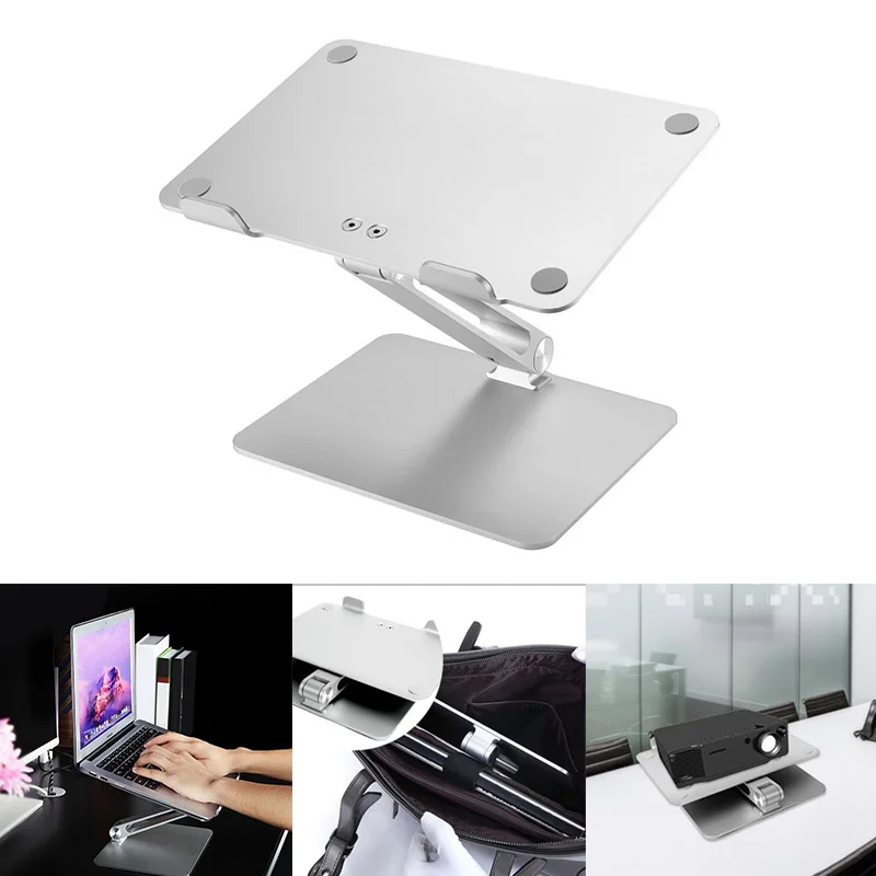 Универсальный алюминий сплав держатель для ноутбука Стенд складной ноутбука регулируемая полка тетрадь планшеты@ JH
