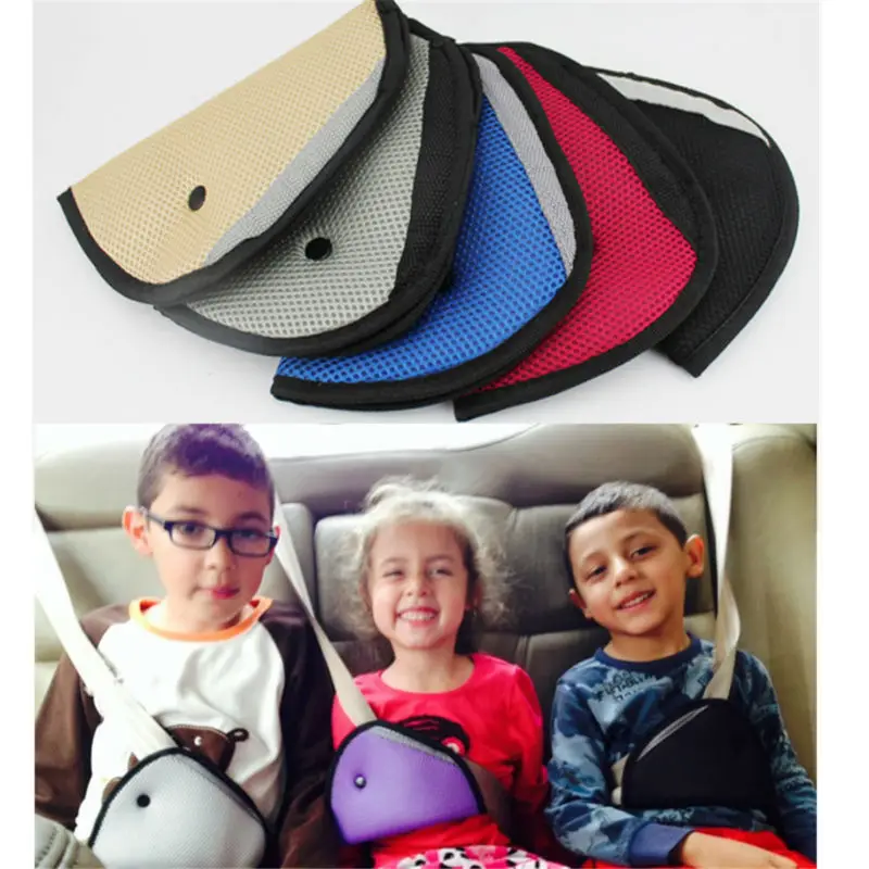 Triangle Baby Kid Car Safe Fit Seat Belt Adjuster Car Safety Belt Adjust Device