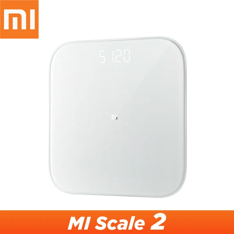 Оригинальные весы Xiaomi Mijia Scale 2 Bluetooth 5 0 умные цифровой светодиодный дисплей