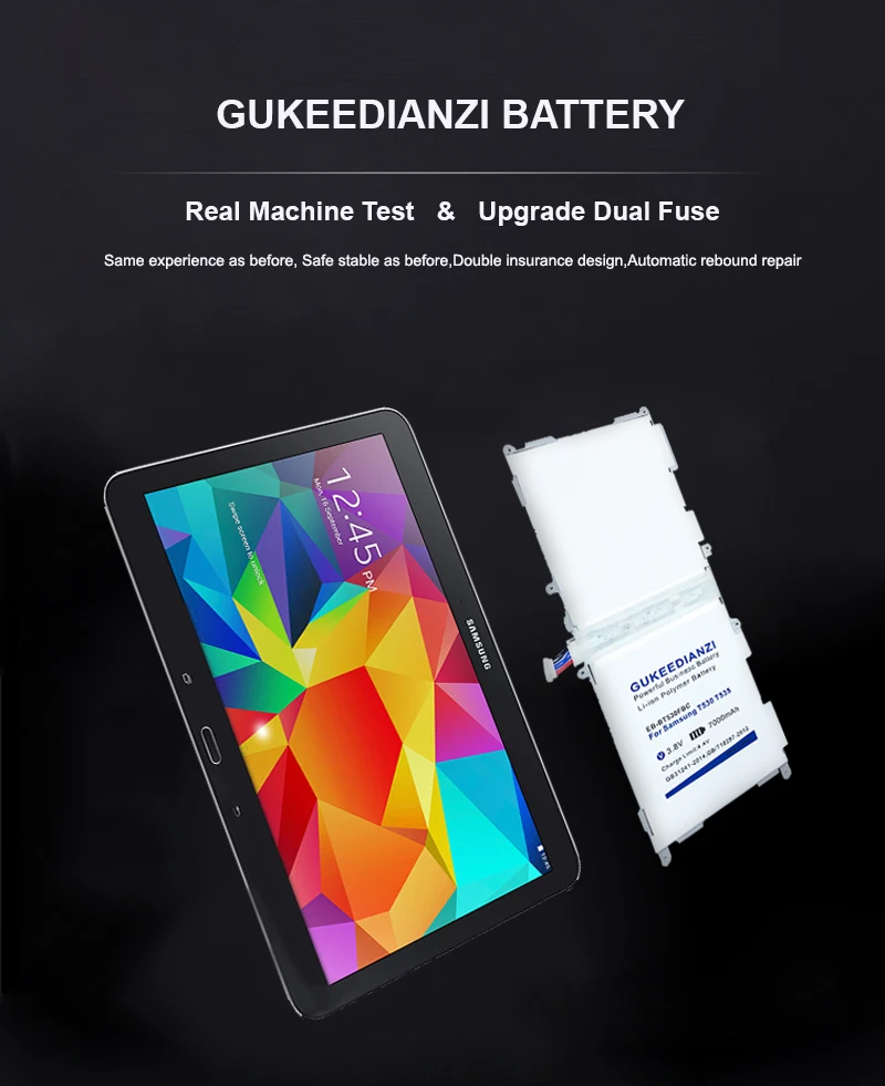 GUKEEDIANZI планшетный аккумулятор EB-BT530FBC для samsung GALAXY Tab 4 SM T530 T531 T535 7000mAh сменные батареи