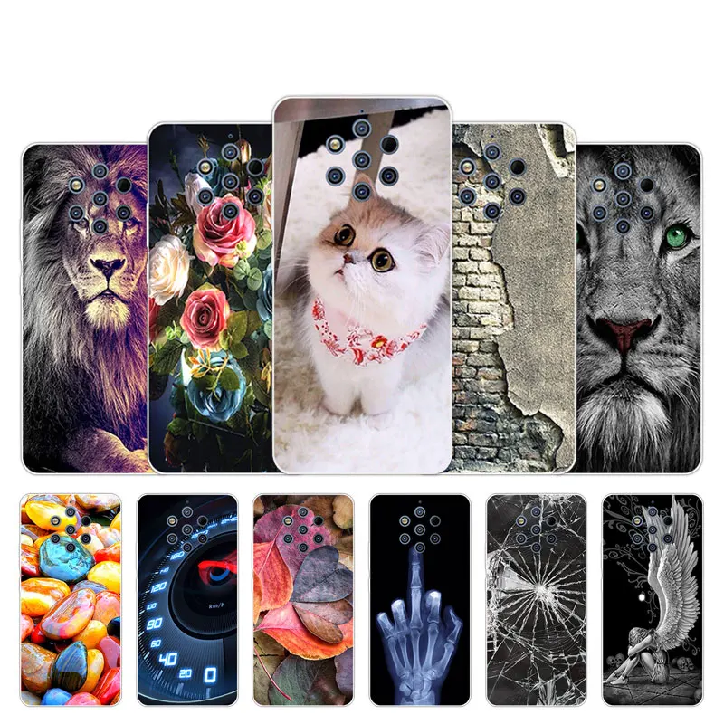 Cell Phone Case for Nokia 9PureView Luxury Shell TA-1082 Ultra Thin Soft TPU Transparent Protective Cover Coque 5.99 inch |