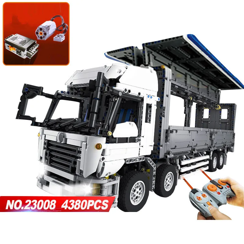 

NEW 23008 4380pcs Technic Series MOC Wing Body Truck Model Building Blocks Bricks Kits Brithday Gifts For Children 1389