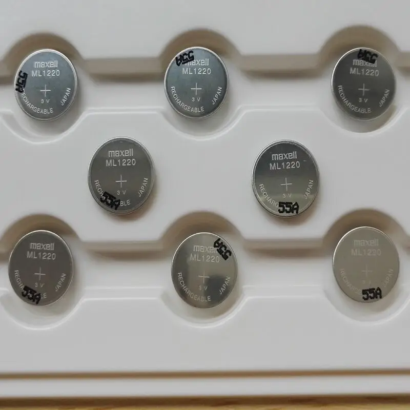 Free Shipping! 10pcs/lot ML1220 3V Rechargeable Button Batteriesbutton