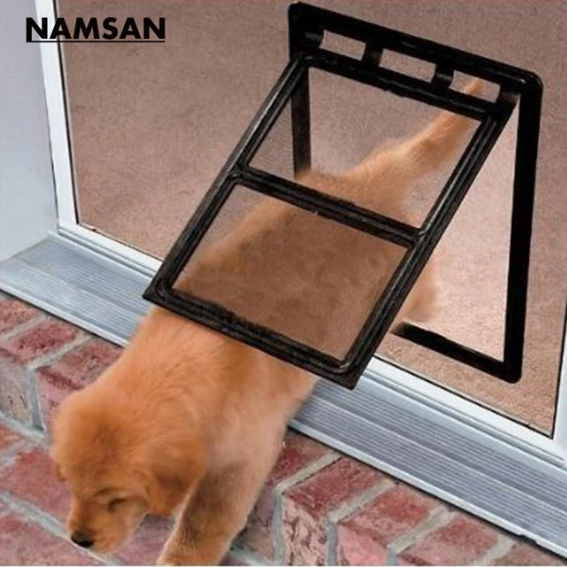 Namsan Dog Door Pet Window Screen Flap Door Doggie Door Cat