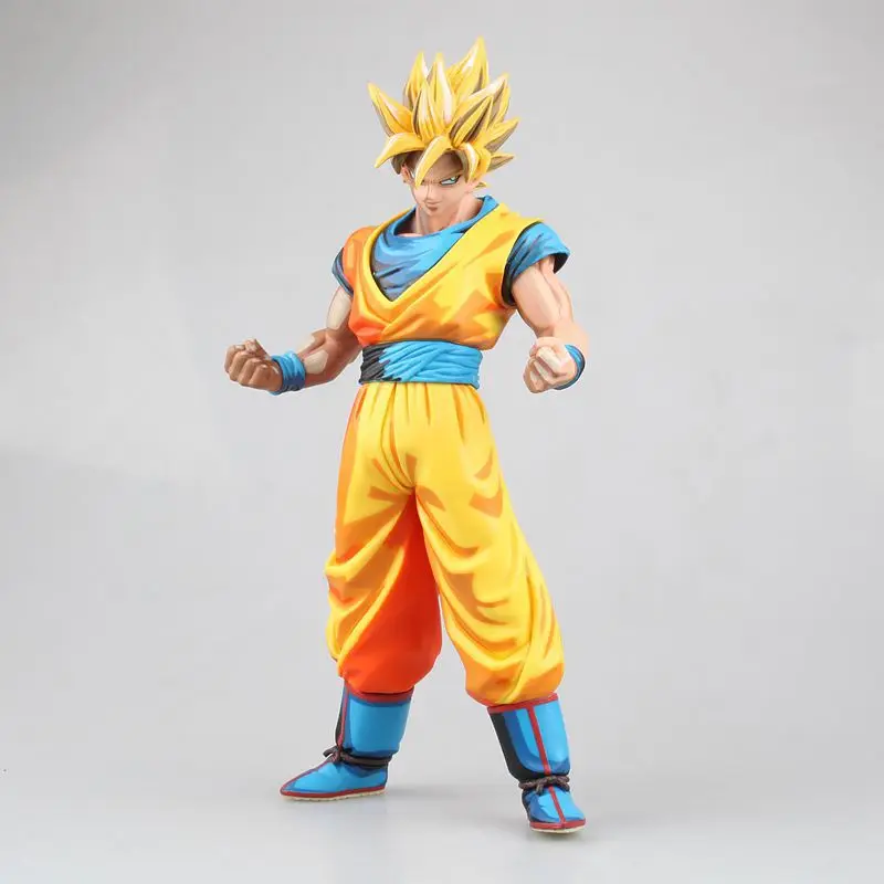 ФОТО Special Anime Paint Color 27CM MSP Dragon Ball Z The SON GOKU PVC Action Figure Collection Model Toy WX234