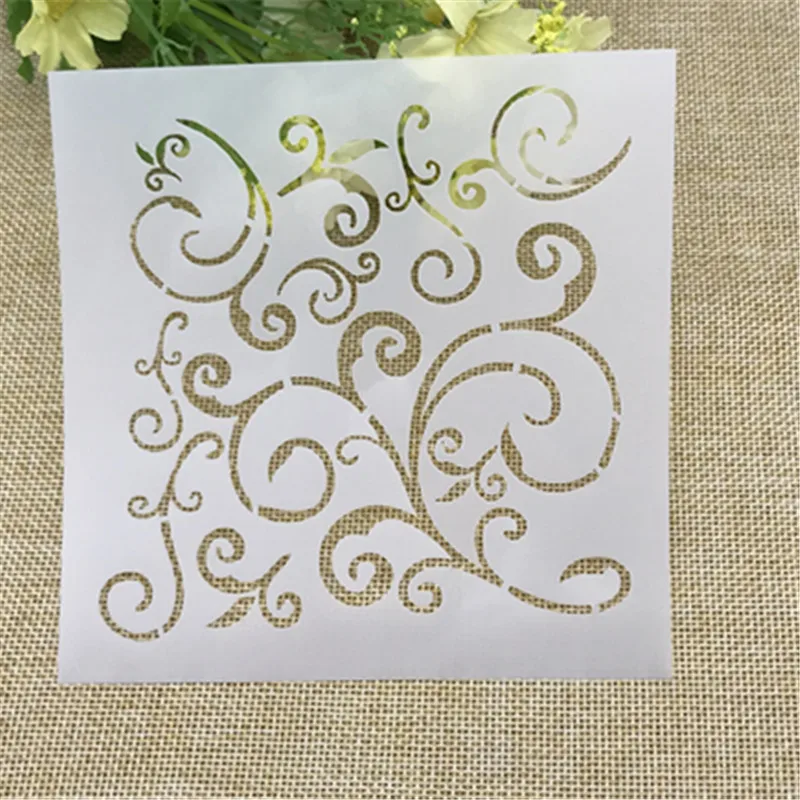 

1 Sheet Pattern Layering Stencils for DIY Scrapbooking/photo album Decorative Embossing DIY Paper Cards Crafts