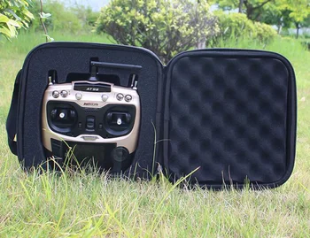 

1pc FPV RC Waterproof Transmitter Handbag Case for Radiolink WFT07 WFT09S ET07 AT9 FrSky X9D Remote Controller Storage Bag Box