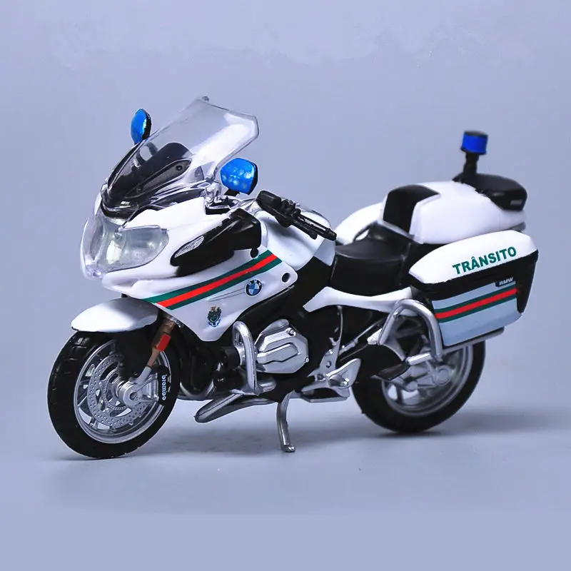 Maisto 1:18 BMW Yamaha полицейский Мотоцикл серия Silvardo авторизованный имитационный сплав модель мотоцикла игрушечный автомобиль - Цвет: BMWR1200RD