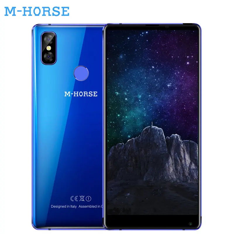 M-HORSE Pure 2 Smartphone 5.99''18:9 4GB RAM 64GB ROM Android 7.0 MTK6750 Dual Rear Cams 16.0MP+13MP 4G Cell Phones Fingerprint