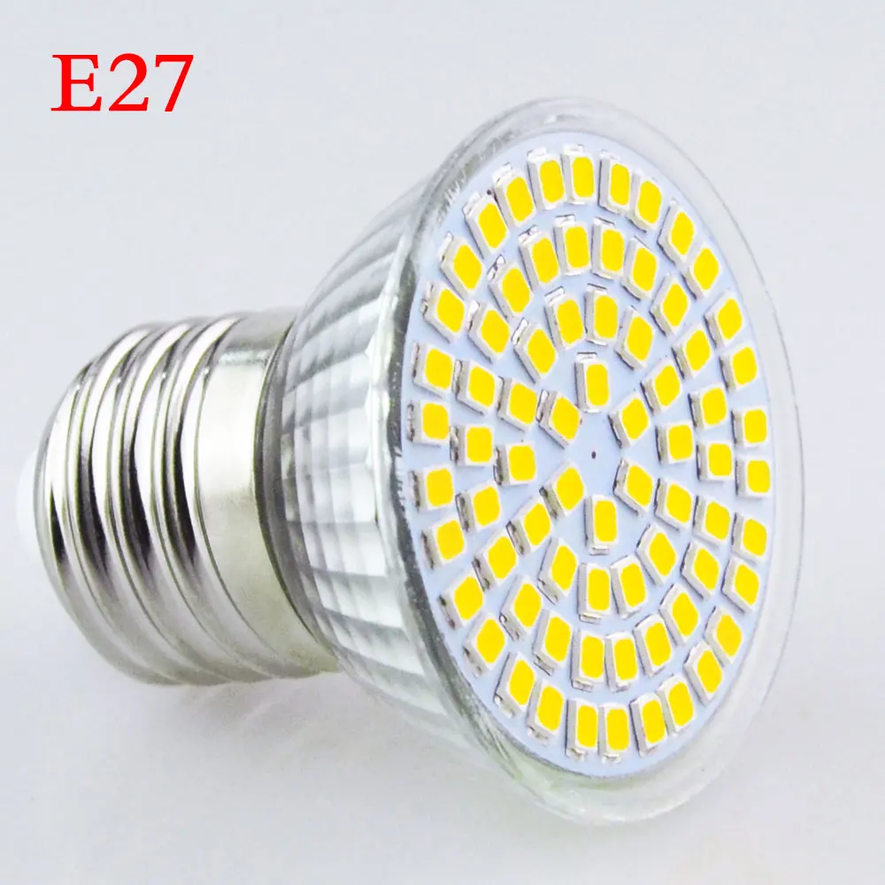 8 Вт MR16 Светодиодная лампа 220 В SMD 2835 Чип 72 светодиода GU10 E27 высокая яркость без