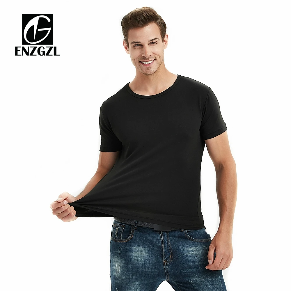 Download men clothes 2018 summer T Shirts Mens 100% Polyester ...