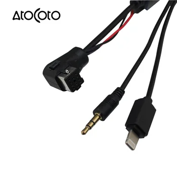

for Pioneer Adapter iP-BUS Cable CD-IB100II AUX Interface for iPhone iPod Lightning 5V Charge