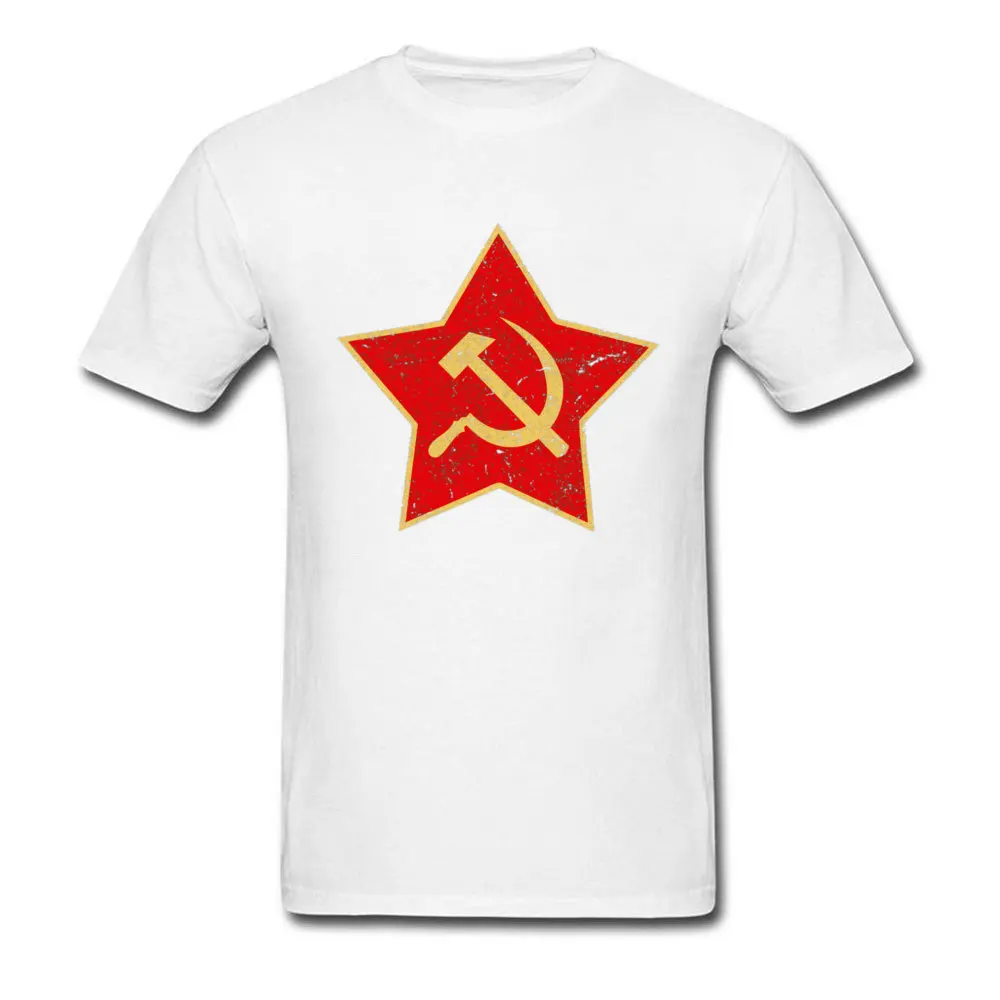 3XL Hammer and Sickle CCCP Russian Soviet Russia Army Mens Red T-Shirt Top XS