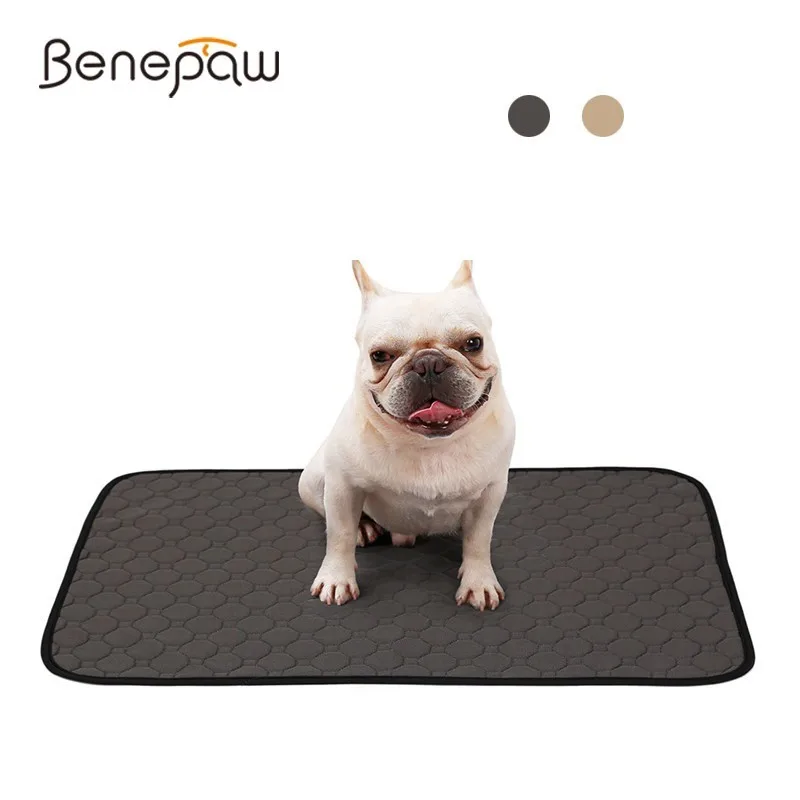 

Benepaw Durable Reusable Puppy Pad Diaper Washable Breathable Small Medium Large Dog Pee Pad Absorbent Pet Mat Waterproof Bottom