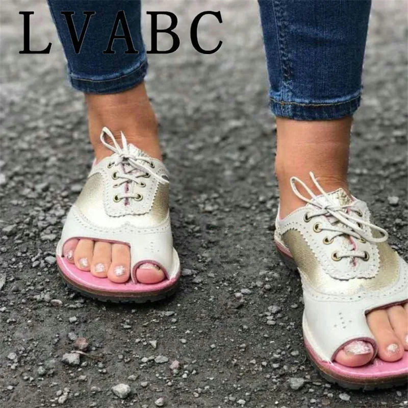 Women Sandals 2019 Platform Sandals Wedges Shoes For Women Heels Sandalias Mujer Summer Shoes Leather Wedge Heels Sandals 35-43