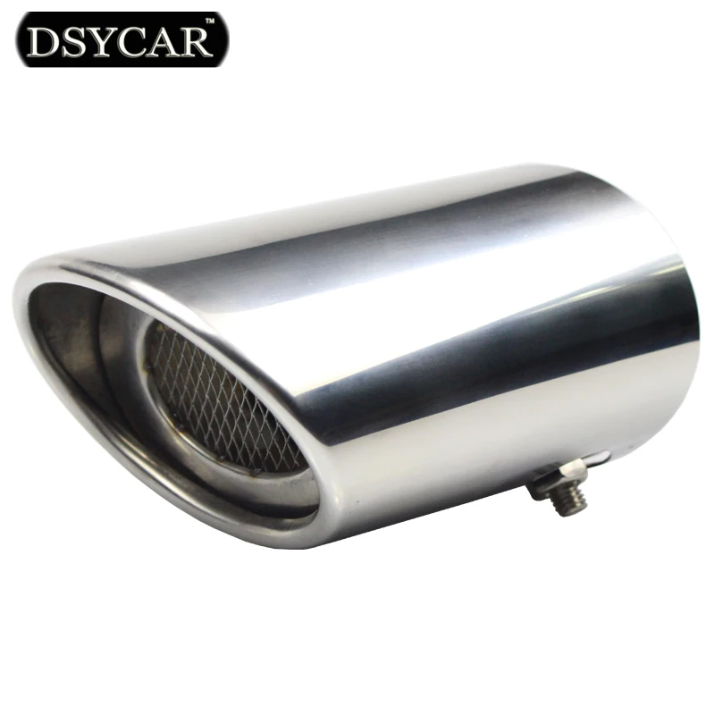 DSYCAR Universal Stainless steel font b Car b font font b Exhaust b font Pipe Tip