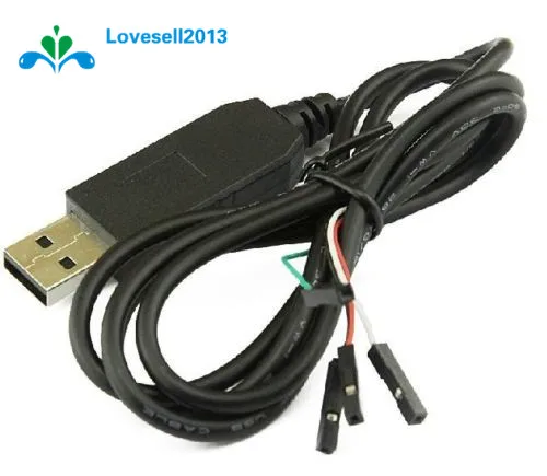 

1Pcs Standard PL2303 PL2303HX USB To TTL UART Cable Module 4p 4 Pin RS232 Converter Serial Cables Adapter Free Shipping