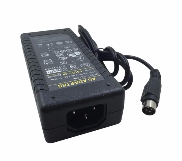 HOUHUI 12V 6A Netzteil Adapter, AC 100-240V bis DC 12 Volt 6 Amp 72W  Stromversorgung für LED Streifen, TVs DVD LCD Monitor Funkgerät Kamera -  Euro Stecker 5,5 * 2,5/2,1mm: : Elektronik & Foto