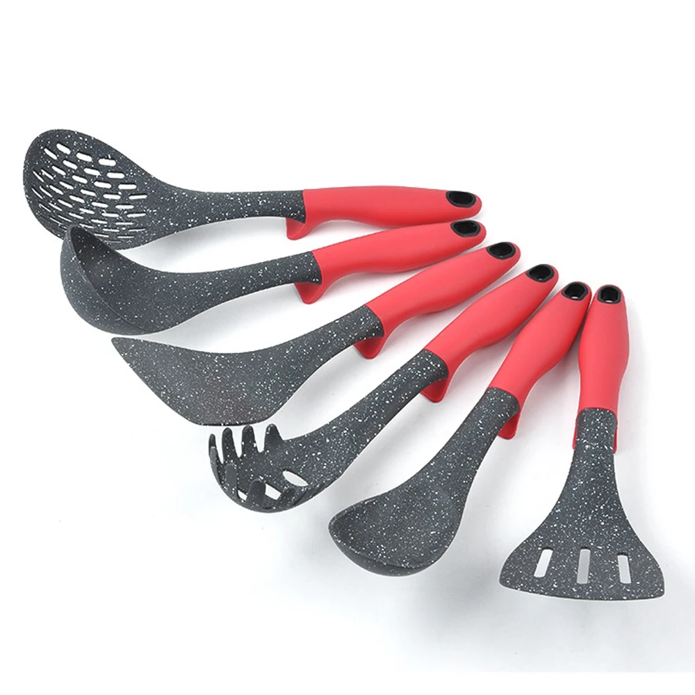 6 pcs/set Cooking Tool Set Food Grade Nylon Non Stick Kitchen Utensils