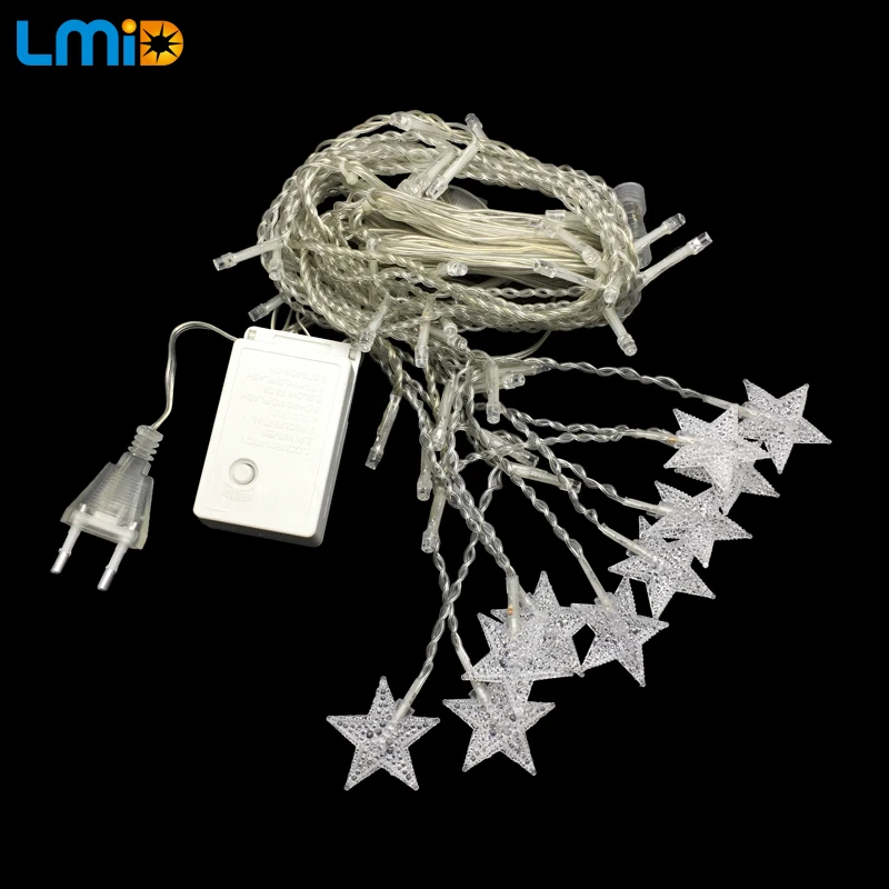 LMID LED Crutain String Luces de Navidad al aire libre noche Hada luz vacaciones fiesta decoración luminarias Garland Luces LED Navidad LMID LED Crutain String Luces de Navidad al aire libre noche Hada luz vacaciones fiesta decoración luminarias Garland Luces LED Navidad