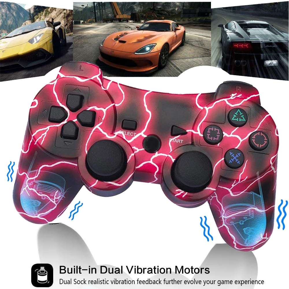 Беспроводной Bluetooth контроллер для Sony PS3 геймпад ПК джойстик SIXAXIS игровые