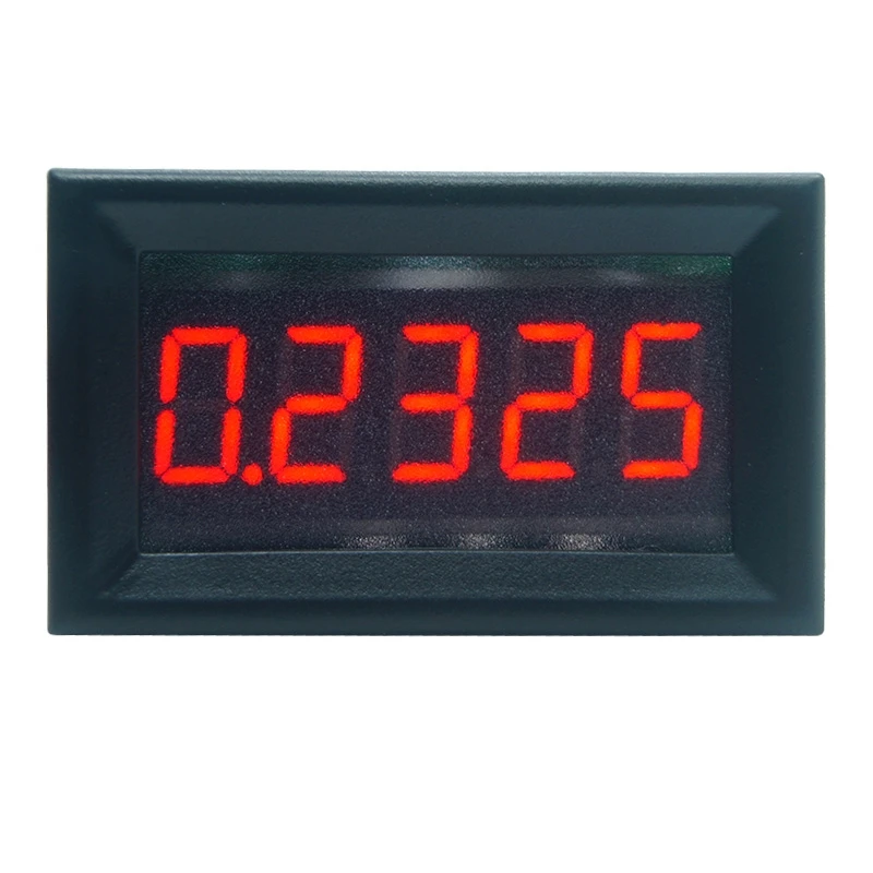 0.36" 5 Digits 0-3.0000A DC Ammeter Digital amp Ampere panel Meter Red LED Electric Current Tester Gauge Built-in Shunt