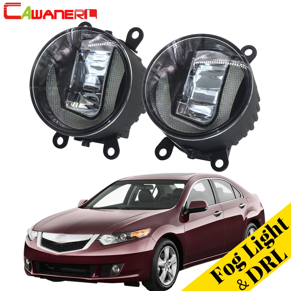 Cawanerl For Acura TSX 2011 2012 2013 2014 Car Accessories LED Fog