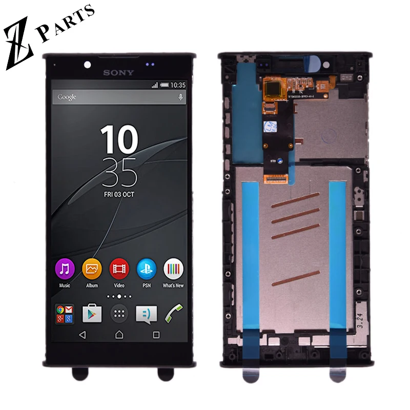 Goede Originele LCD Display voor Sony Xperia L1 G3312 touch screen 5.5 inch Digitizer Sensor Panel Assembly G3311 G3313 met frame