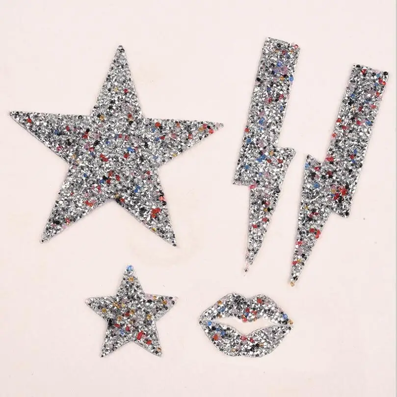 

Free shipping 1pcs design hotfix rhinestones heat transfer design iron on DIY motifs patches applique for kids garment bag shoe