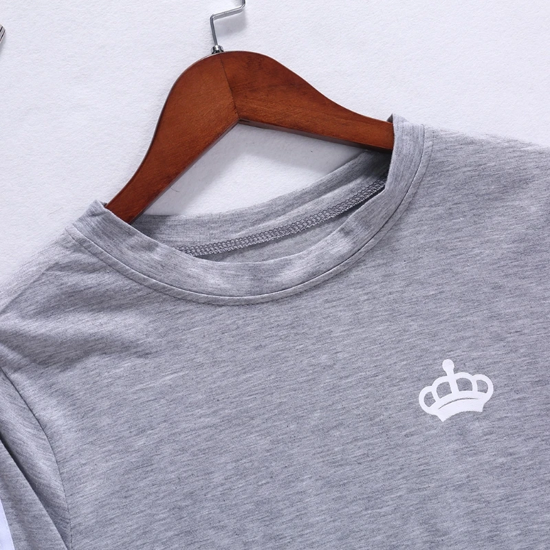 Survetement Femme Marque 2017 spring fashion 2 pcs set tracksuit Women Crown printed Casual O-neck sportwear sporting suit women