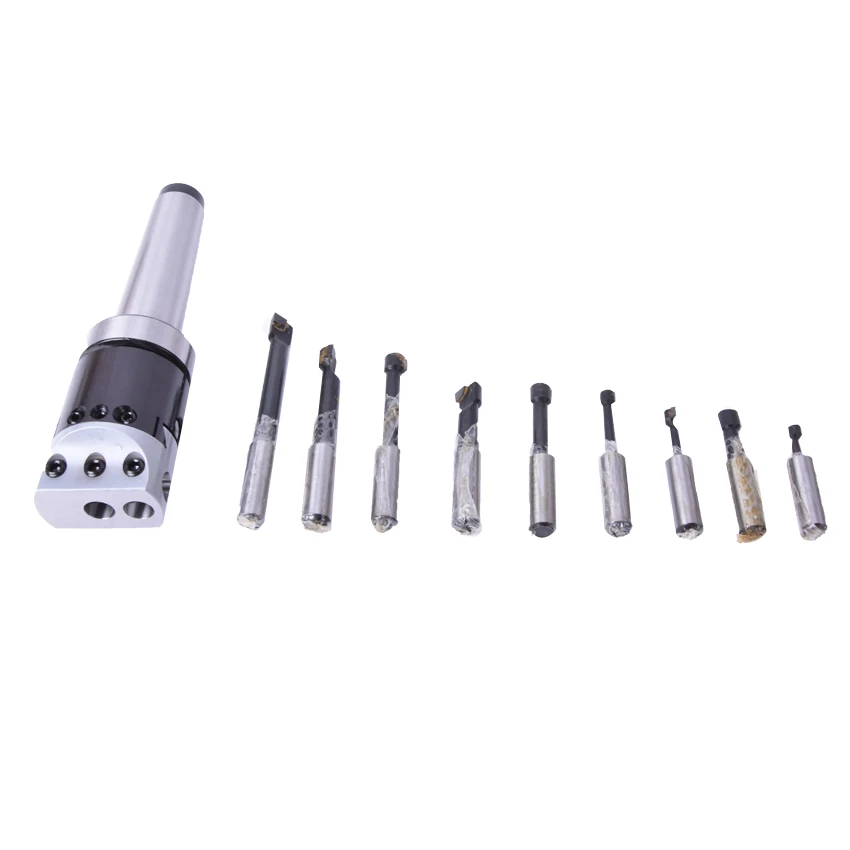 MT4 taper F1-12 50mm boring head with MT4 shank 9pcs 12mm boring bars head set