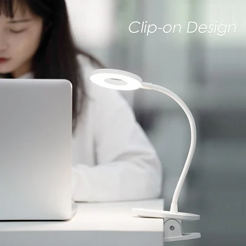 

Yeelight USB led desk lamp Clip-on led Table Lamp Cordless & Portable Touching Control 3 Level Eye Protection Dimmable Reading
