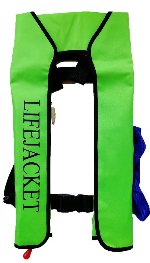 150N взрослый Макс 150 кг человек ручной надувной спасательный жилет наивысшего качества для плавания и рыбалки спасательный жилет исключается CO2 жилет для подъема - Цвет: Green