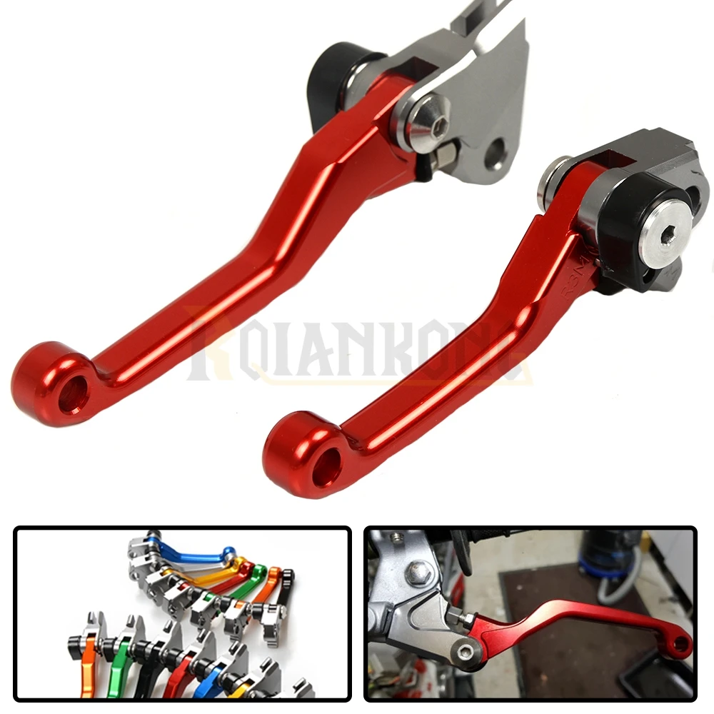 

For Kawasaki kx450f / kx450 (2013-2016) Motocross Dirt bike Pivot brake clutch handle lever with logo kx 450 450f f