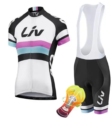 

Liv Frauen Radfahren Sets MTB Shirts Atmungsaktive Fahrradkleidung Kits Schnell Trocknend Sport Tops Radtrikot Ropa Ciclismo