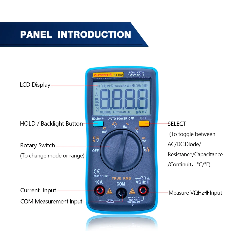 OUTEST 3 3/4 Multitester VC921 3999 DMM против ВИКТОР vc921 мини интегрированный портативный карманный цифровой мультиметр