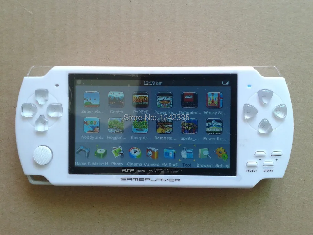 2014 HOT Play Station Portable Game MP4 Player 4.3 Screen E-Book Auto Optical Zoom +Support TF 8G SD Card Free shipping | Электроника