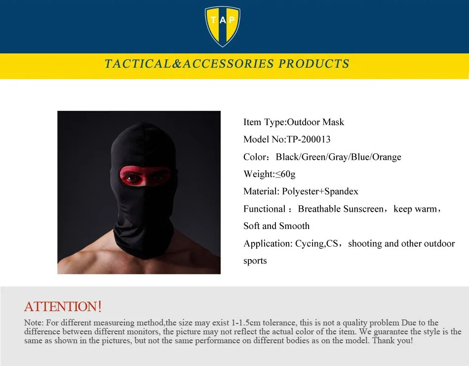 Для мужчин дышащая Велоспорт маска спортивный Лыжный Велосипедный Спорт Полный Уход за кожей лица тактический маска Крышка головки
