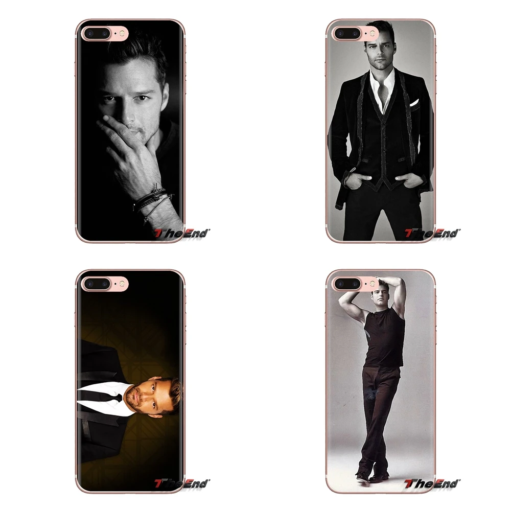 ricky martin Puerto Rico pop singer For Samsung Galaxy A3 A5 A7 A9 A8 Star A6 Plus 2018 2015 2016 2017 Transparent TPU Cover Bag |