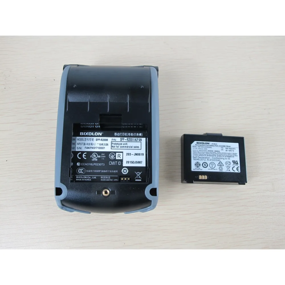 Оригинальный абсолютно новый Bixolon SPP R200IIiK/вентилятор 2 дюймовый мобильный чековый
