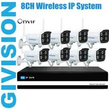 8ch wireless video security home mini 8 ip camera nvr cctv system 720p hd wifi outdoor p2p hdmi 1080p surveillance system kit